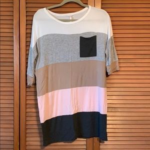 Pinkblush Half Sleeve Maternity Shirt